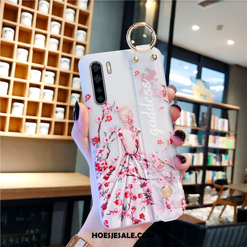 Oppo A91 Hoesje Bescherming Siliconen Trendy Merk Anti-fall Hanger Sale