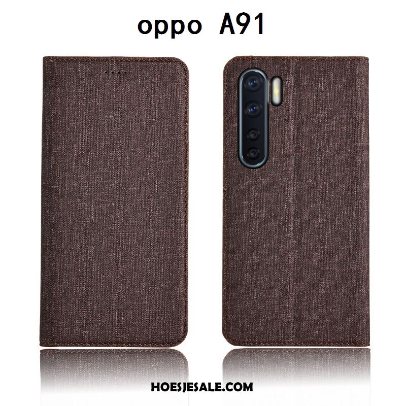 Oppo A91 Hoesje Jeugd Mobiele Telefoon Anti-fall Hoes Blauw Kopen