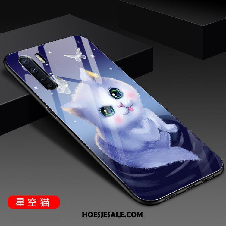 Oppo A91 Hoesje Mobiele Telefoon Glas Hanger Hoes Mode Kopen