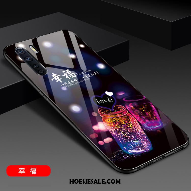 Oppo A91 Hoesje Mobiele Telefoon Glas Hanger Hoes Mode Kopen