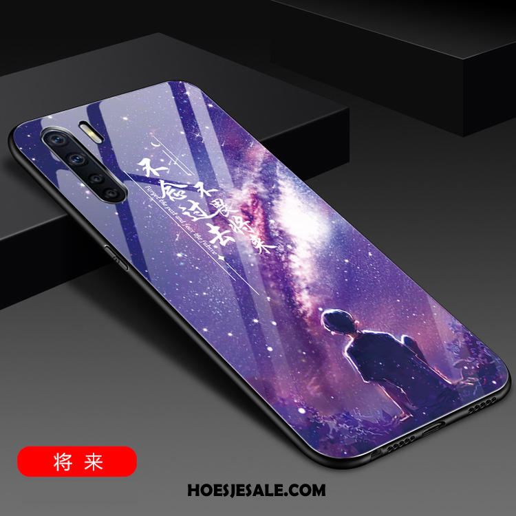 Oppo A91 Hoesje Mobiele Telefoon Glas Hanger Hoes Mode Kopen