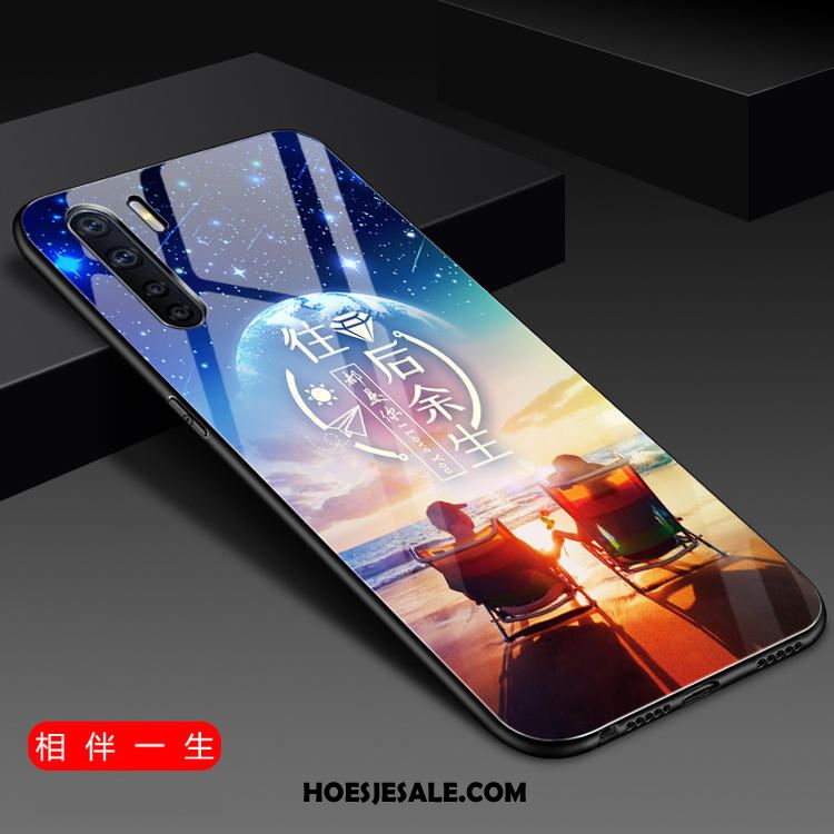 Oppo A91 Hoesje Mobiele Telefoon Glas Hanger Hoes Mode Kopen