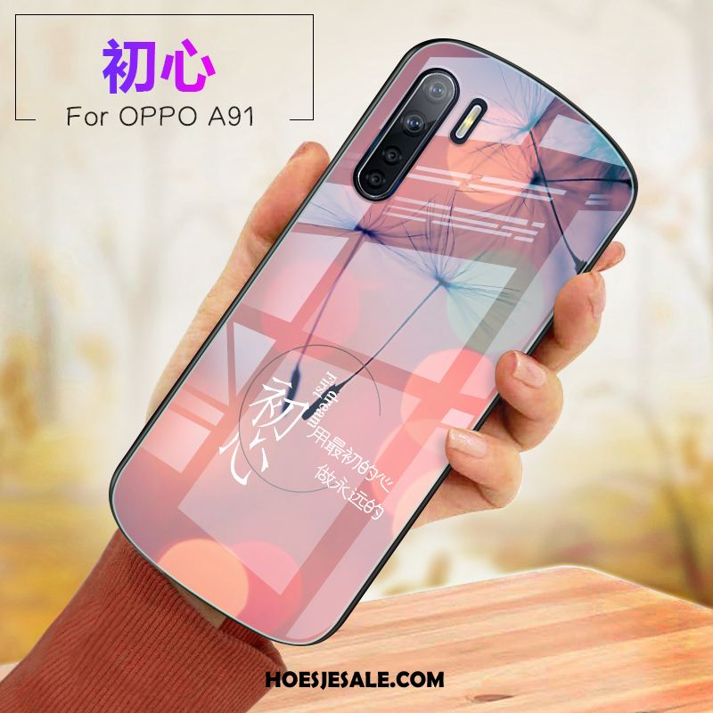 Oppo A91 Hoesje Mobiele Telefoon Hoes Glas Zacht Anti-fall Aanbiedingen