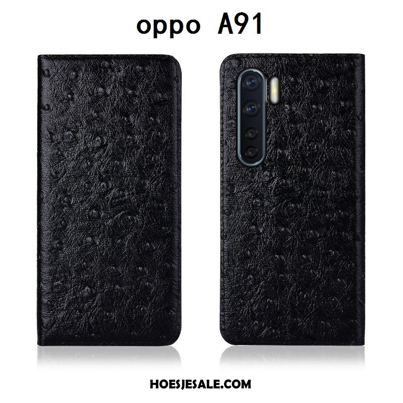 Oppo A91 Hoesje Siliconen All Inclusive Hoes Zacht Zwart Goedkoop