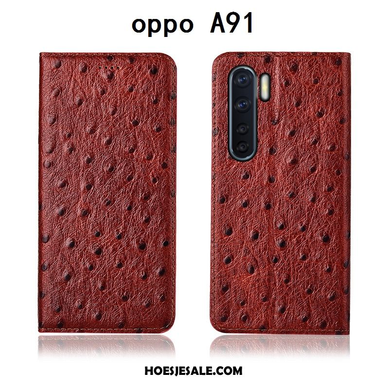 Oppo A91 Hoesje Siliconen All Inclusive Hoes Zacht Zwart Goedkoop