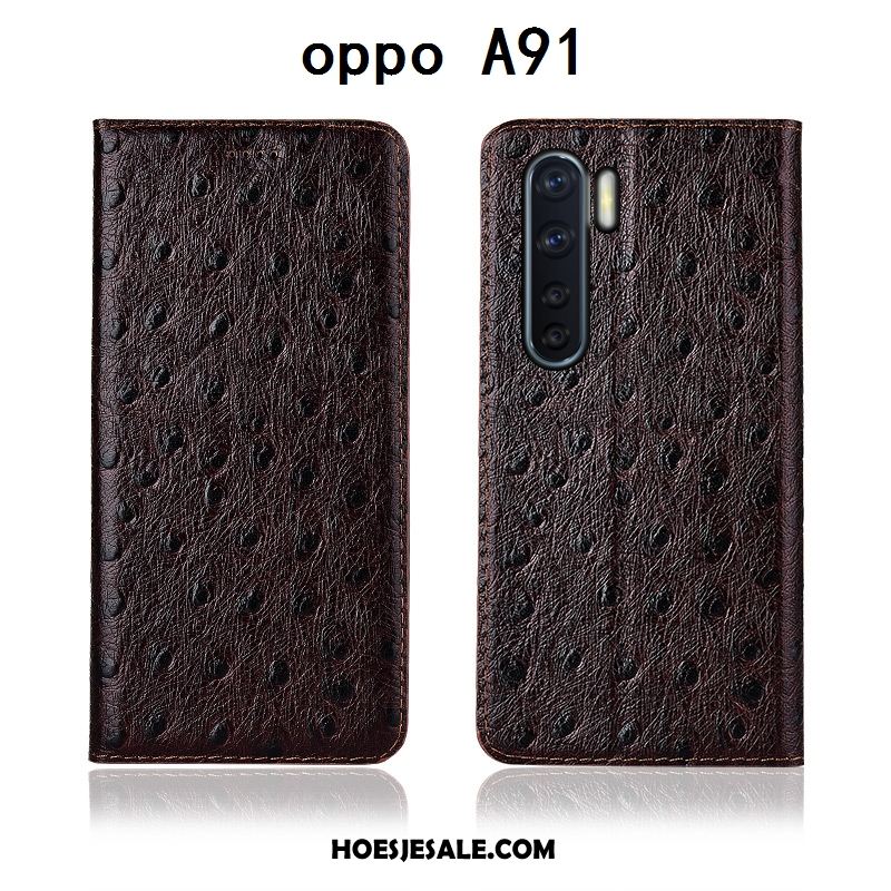 Oppo A91 Hoesje Siliconen All Inclusive Hoes Zacht Zwart Goedkoop