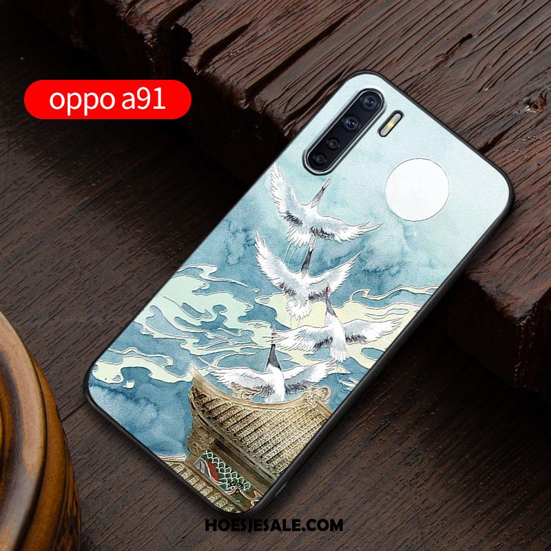 Oppo A91 Hoesje Siliconen Pas Mobiele Telefoon Bescherming Reliëf Kopen