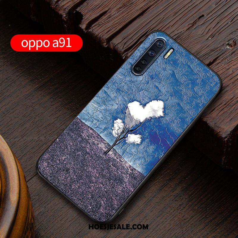 Oppo A91 Hoesje Siliconen Pas Mobiele Telefoon Bescherming Reliëf Kopen