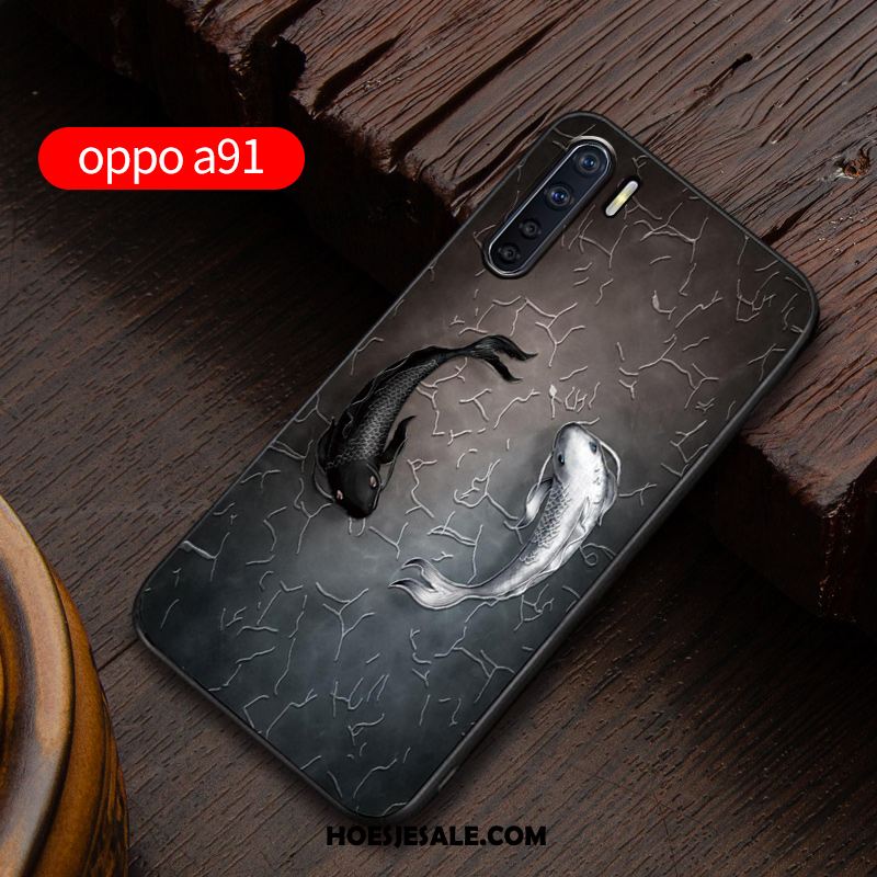 Oppo A91 Hoesje Siliconen Pas Mobiele Telefoon Bescherming Reliëf Kopen