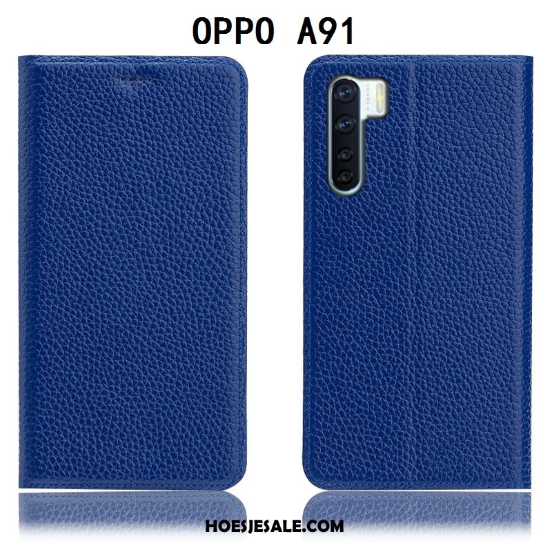 Oppo A91 Hoesje Soort Aziatische Vrucht Hoes Rood Mobiele Telefoon Anti-fall Goedkoop