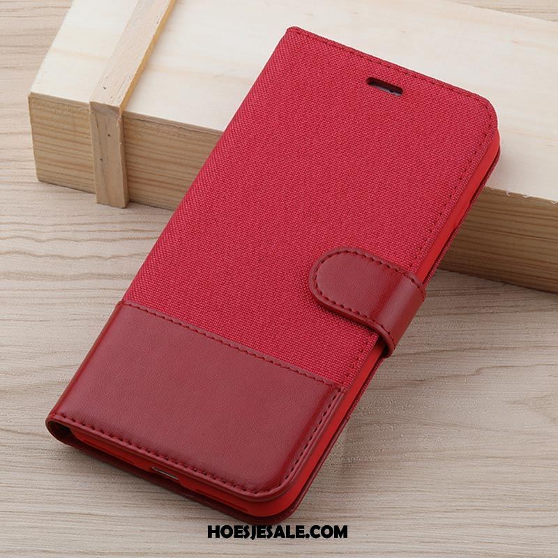 Oppo Ax5 Hoesje All Inclusive Siliconen Rood Anti-fall Leren Etui Kopen