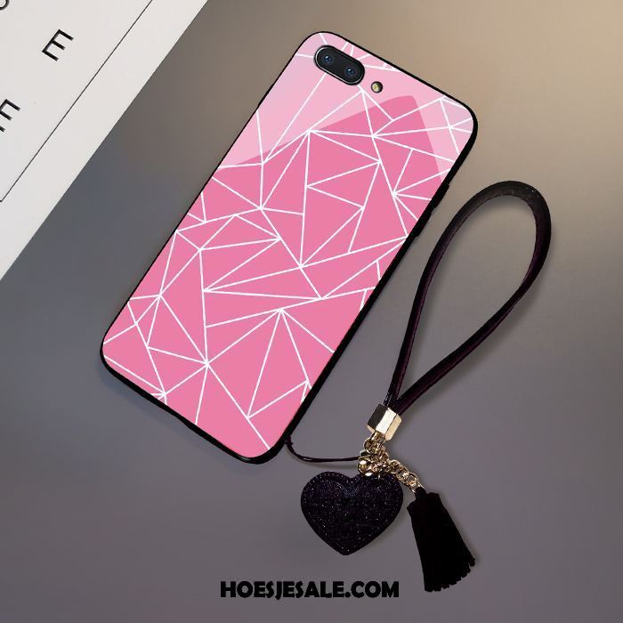 Oppo Ax5 Hoesje Geometrie Hanger Mobiele Telefoon All Inclusive Roze Aanbiedingen