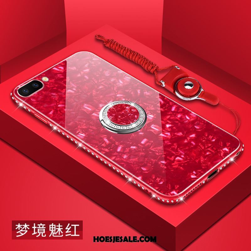 Oppo Ax5 Hoesje Spiegel Schelp Rood All Inclusive Net Red Kopen