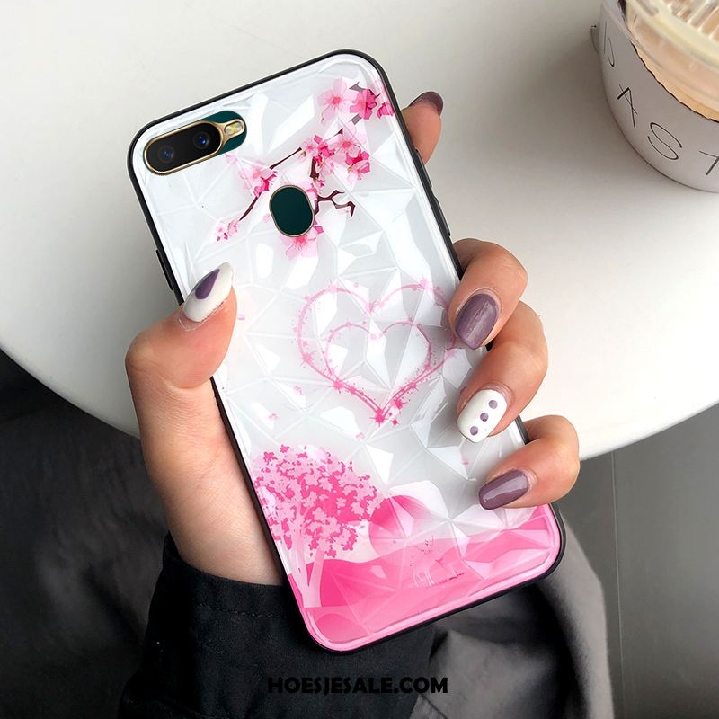Oppo Ax7 Hoesje Blauw Mode Mobiele Telefoon Anti-fall Mooie Sale
