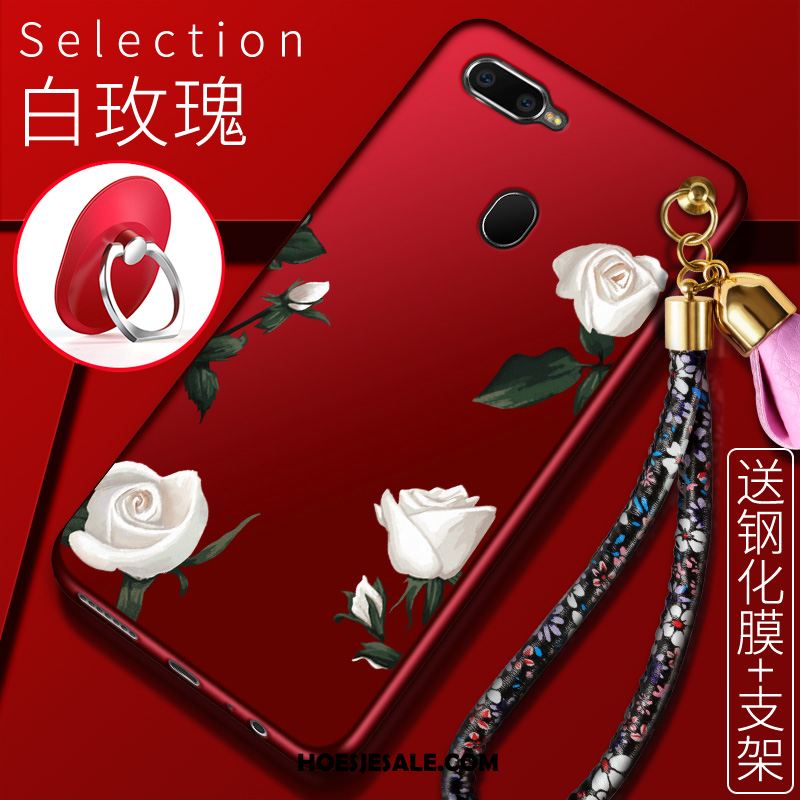 Oppo Ax7 Hoesje Rood Persoonlijk Bescherming Zacht All Inclusive Goedkoop