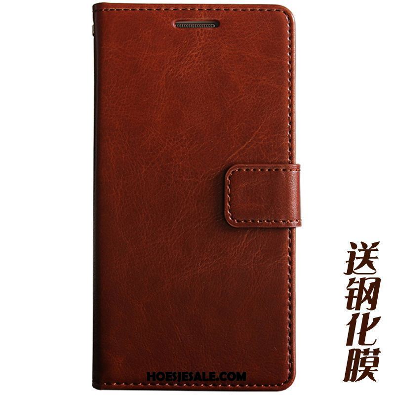 Oppo F5 Hoesje Leren Etui Bescherming Anti-fall Folio All Inclusive Kopen