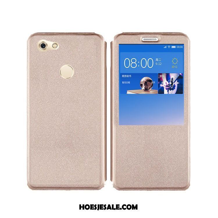 Oppo F5 Hoesje Zwart All Inclusive Folio Anti-fall Leren Etui Goedkoop