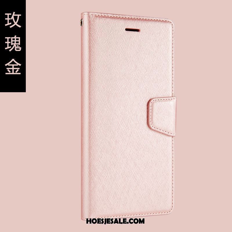 Oppo F5 Youth Hoesje Mobiele Telefoon Anti-fall Scheppend Goud Leren Etui