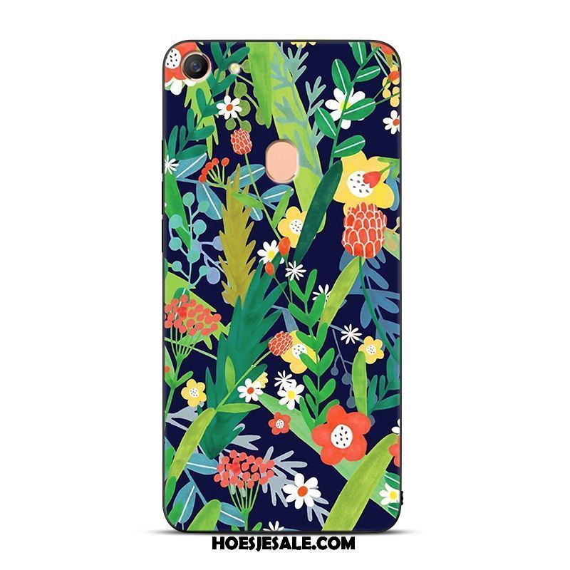 Oppo F5 Youth Hoesje Persoonlijk Graffiti Plant Trend Groen Sale