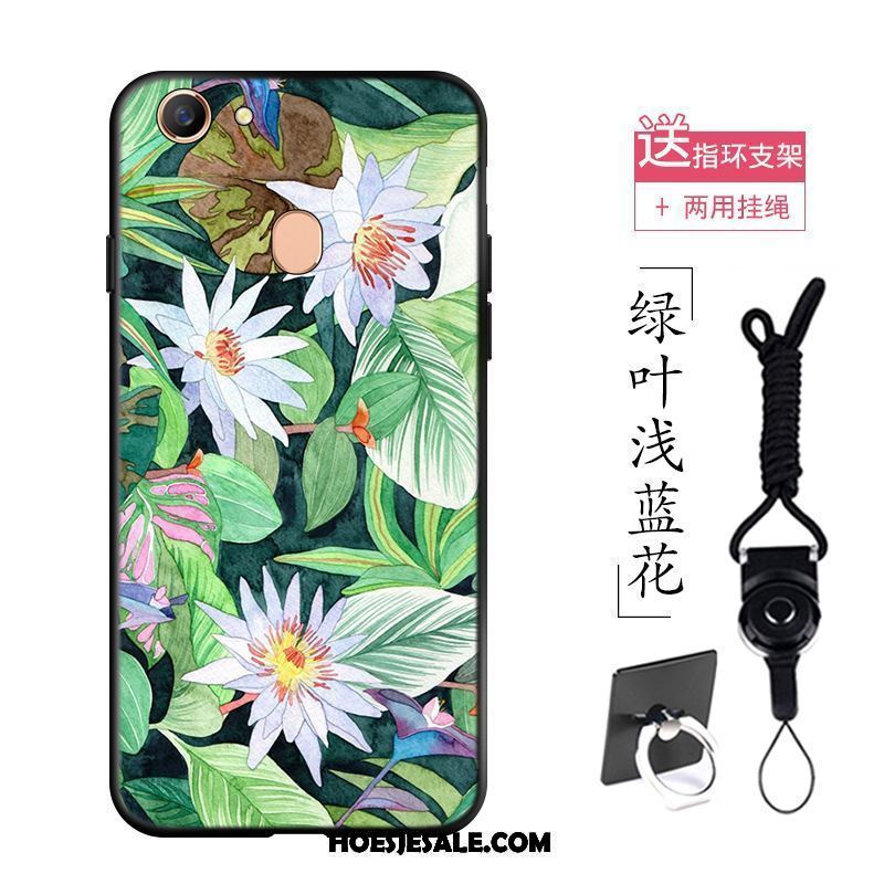 Oppo F5 Youth Hoesje Siliconen Mobiele Telefoon Bloemen Kunst Schrobben Korting