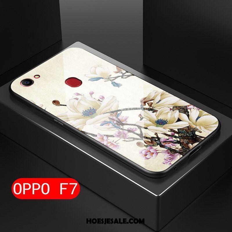 Oppo F7 Hoesje All Inclusive Roze Bescherming Hard Kunst Goedkoop