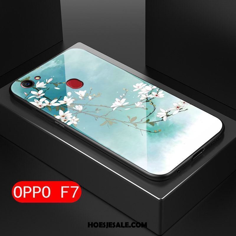 Oppo F7 Hoesje All Inclusive Roze Bescherming Hard Kunst Goedkoop