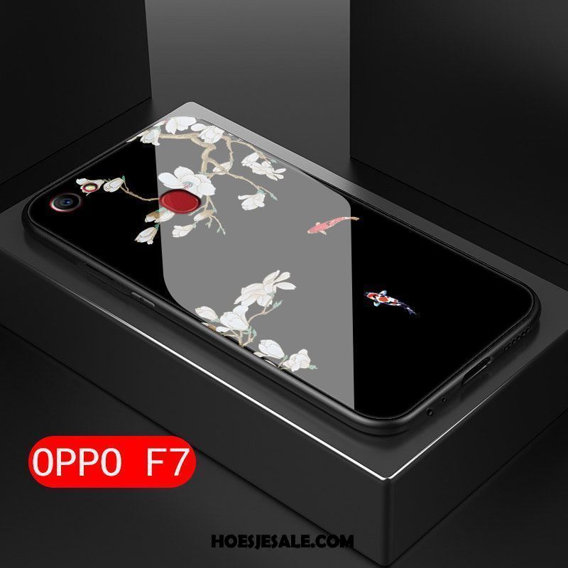 Oppo F7 Hoesje All Inclusive Roze Bescherming Hard Kunst Goedkoop