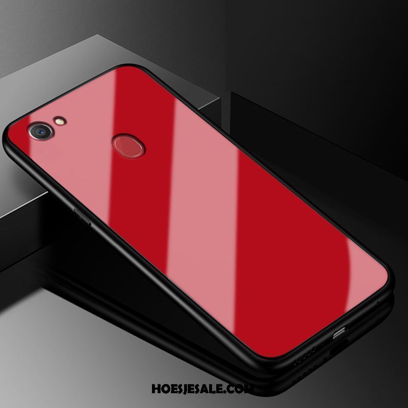 Oppo F7 Hoesje Gehard Glas Persoonlijk Eenvoudige Zacht Mobiele Telefoon Korting