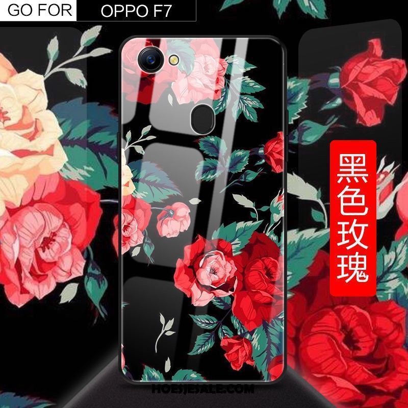 Oppo F7 Hoesje Mooie Glas Anti-fall Bescherming Siliconen Kopen