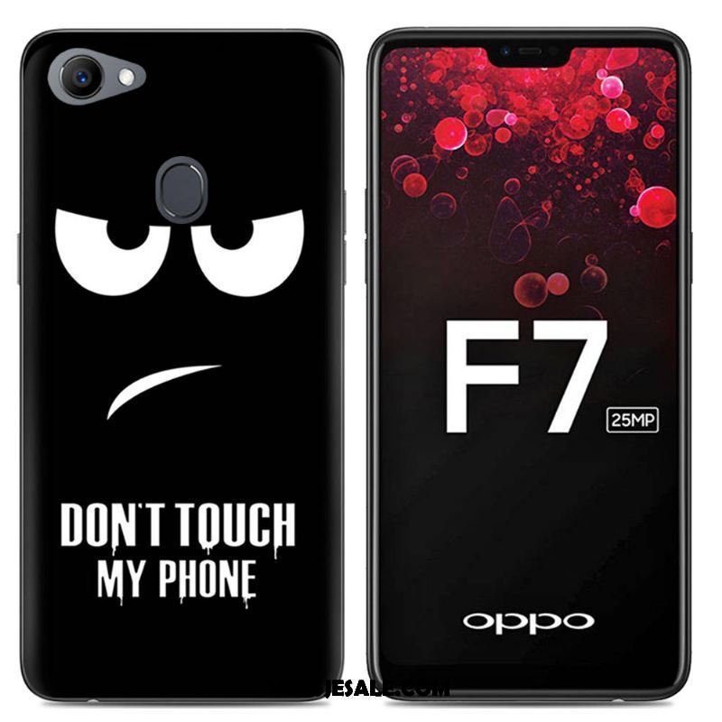 Oppo F7 Hoesje Siliconen Hoes Anti-fall Zacht Spotprent Kopen