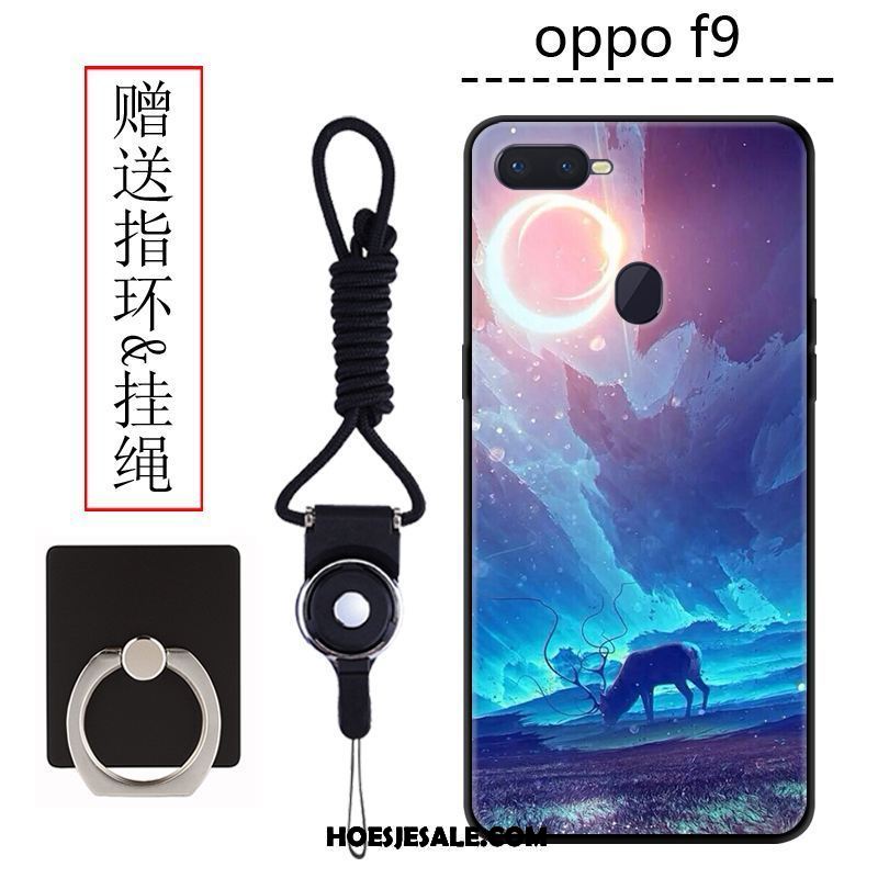 Oppo F9 Hoesje Groen Trendy Merk Schrobben Bescherming Mobiele Telefoon Korting