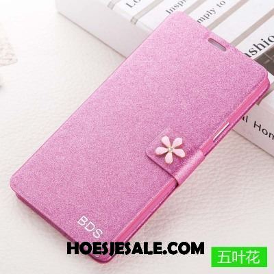 Oppo F9 Hoesje Leren Etui Bescherming Clamshell Anti-fall Hoes Sale