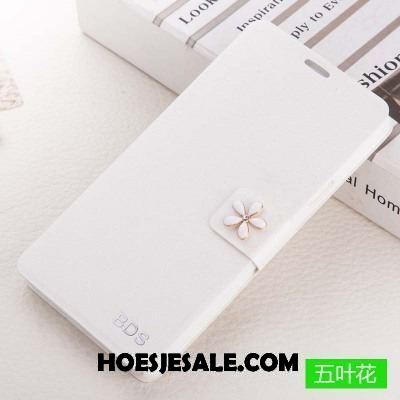 Oppo F9 Hoesje Leren Etui Bescherming Clamshell Anti-fall Hoes Sale