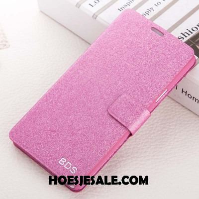 Oppo F9 Hoesje Leren Etui Bescherming Clamshell Anti-fall Hoes Sale