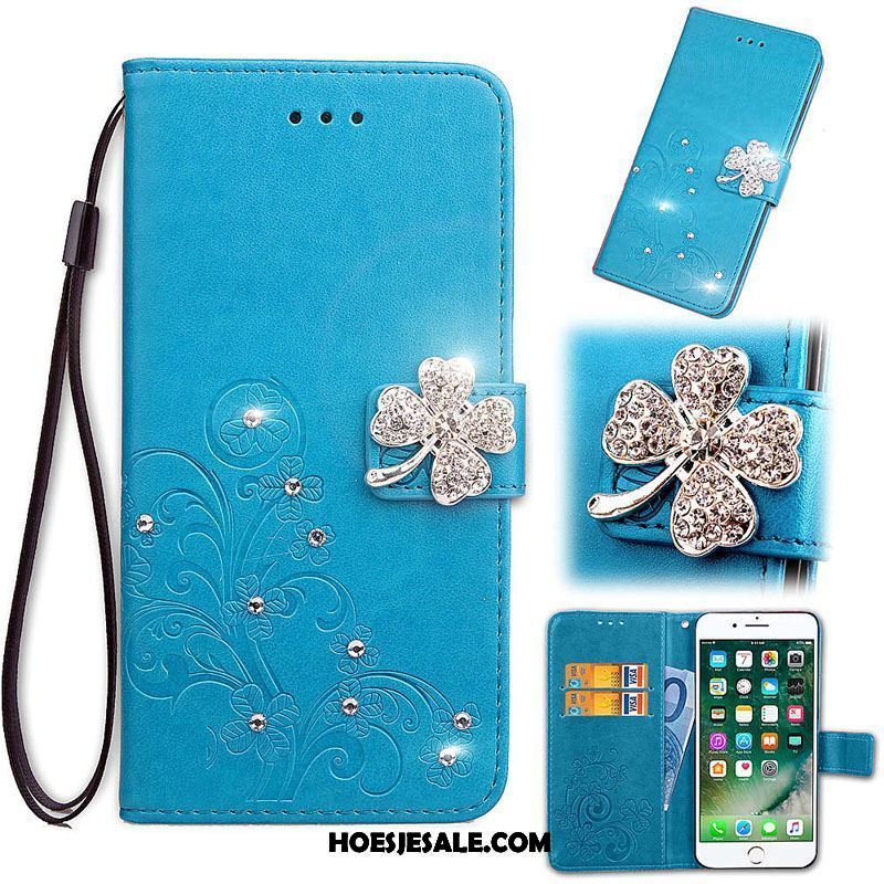 Oppo F9 Hoesje Mobiele Telefoon Blauw Bescherming Anti-fall Folio Sale