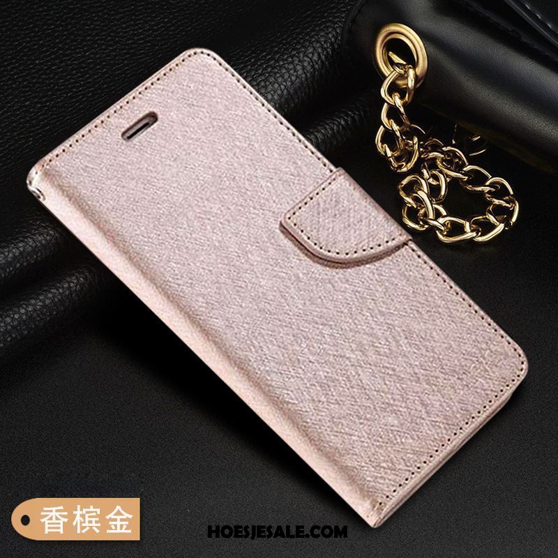 Oppo F9 Starry Hoesje Bescherming Anti-fall Rose Goud Leren Etui Hoes Goedkoop