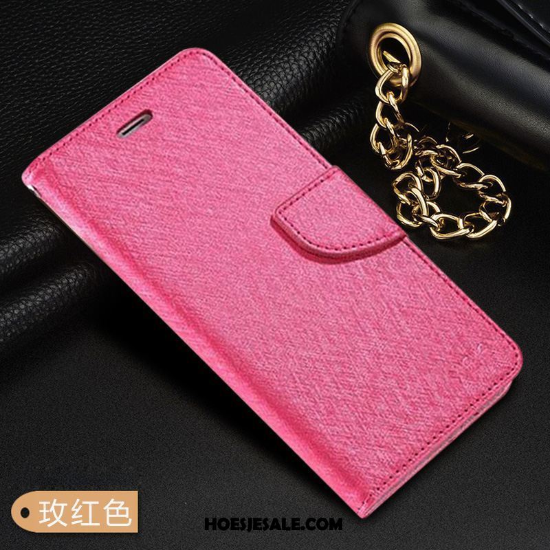 Oppo F9 Starry Hoesje Bescherming Anti-fall Rose Goud Leren Etui Hoes Goedkoop