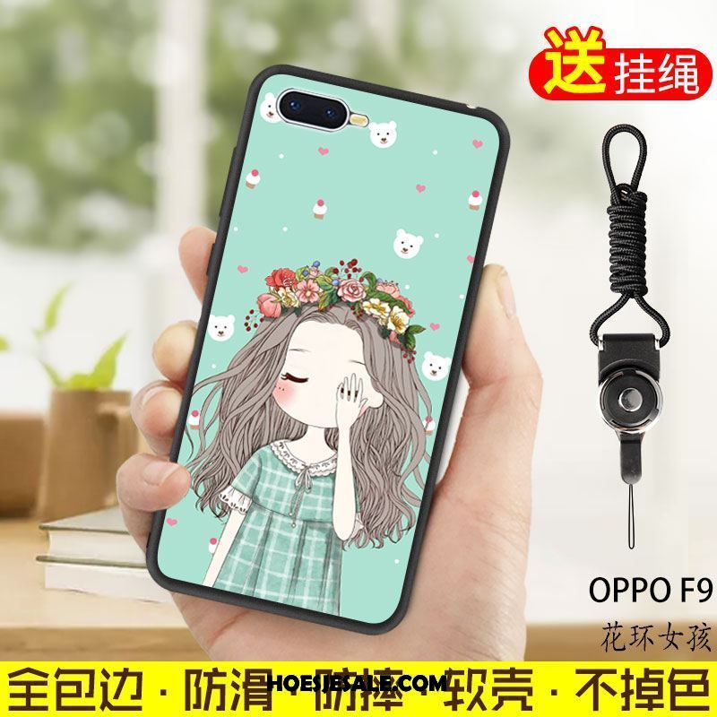 Oppo F9 Starry Hoesje Bescherming Mobiele Telefoon Trend Zacht Blauw Online