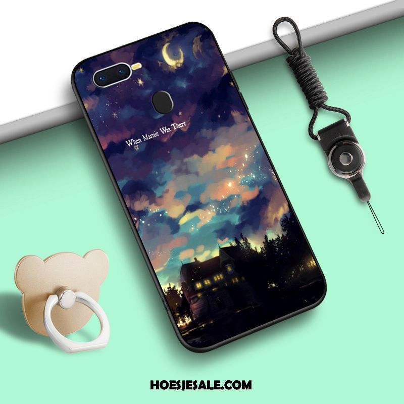 Oppo F9 Starry Hoesje Bescherming Mobiele Telefoon Trend Zacht Blauw Online