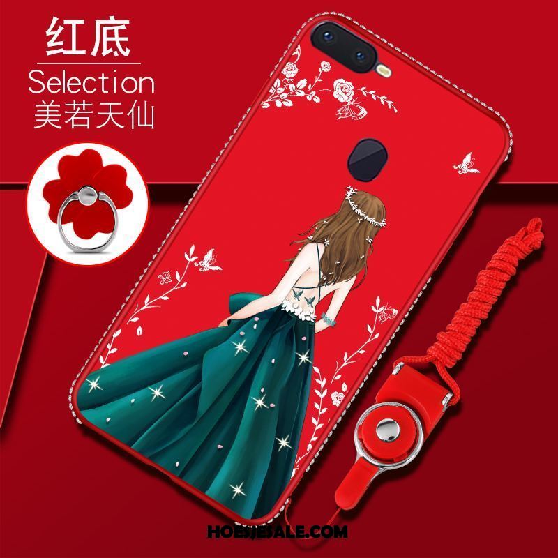 Oppo F9 Starry Hoesje Mode Mooie Met Strass Trend Dun Goedkoop