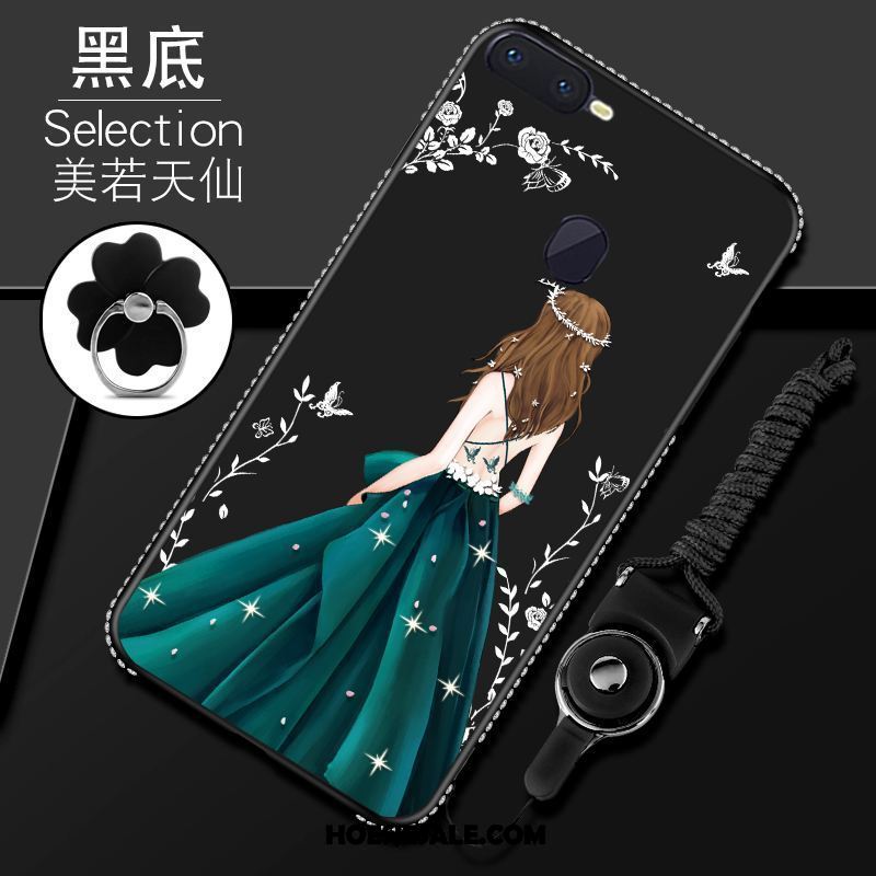 Oppo F9 Starry Hoesje Mode Mooie Met Strass Trend Dun Goedkoop