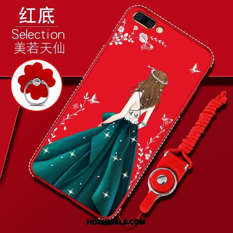 Oppo F9 Starry Hoesje Mode Mooie Met Strass Trend Dun Goedkoop