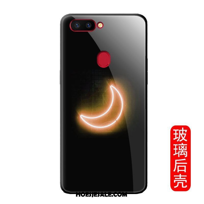 Oppo F9 Starry Hoesje Pailletten Persoonlijk Maand Lovers Eenvoudige Goedkoop