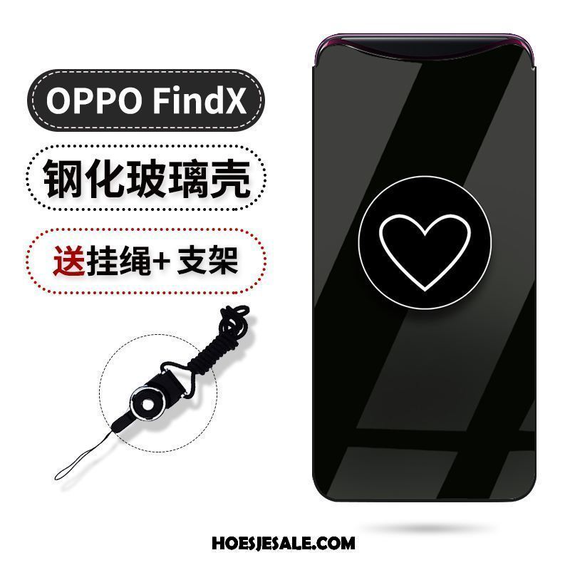 Oppo Find X Hoesje Anti-fall Ondersteuning Siliconen Mobiele Telefoon Zacht Goedkoop