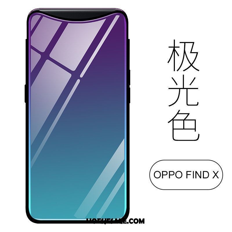 Oppo Find X Hoesje Bescherming Scheppend Trend Siliconen Glas Kopen