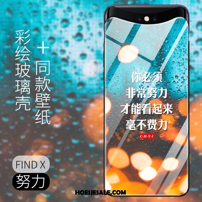 Oppo Find X Hoesje Hoes Mobiele Telefoon Scheppend Anti-fall Persoonlijk Sale