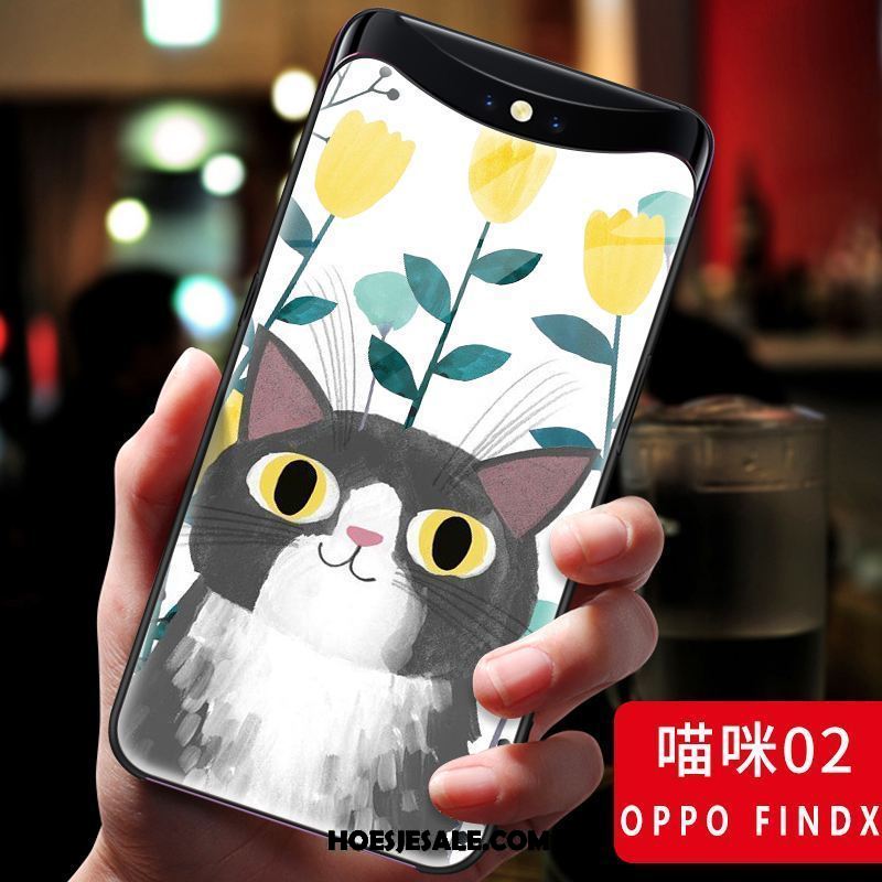 Oppo Find X Hoesje Lovers Scheppend Roze Bescherming Glas Aanbiedingen