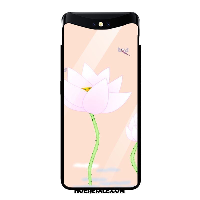 Oppo Find X Hoesje Mobiele Telefoon All Inclusive Gehard Glas Bloemen Kunst Sale