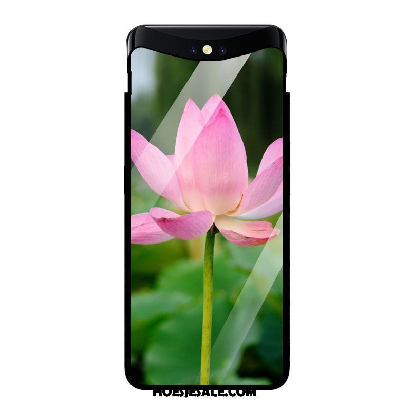 Oppo Find X Hoesje Mobiele Telefoon All Inclusive Gehard Glas Bloemen Kunst Sale