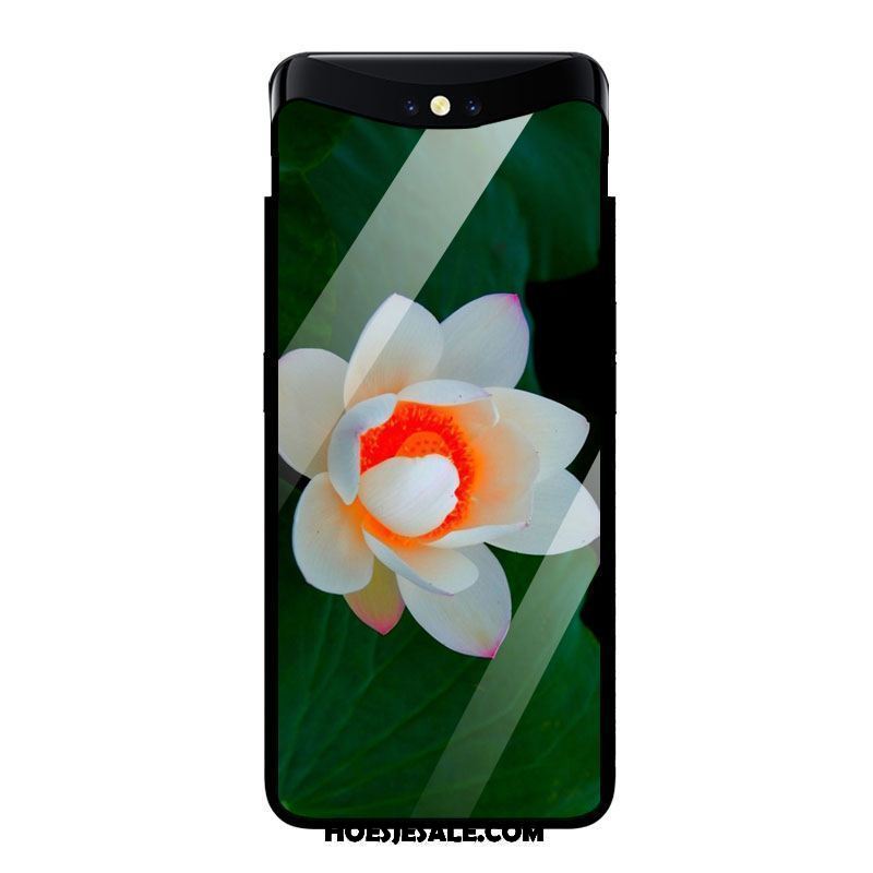 Oppo Find X Hoesje Mobiele Telefoon All Inclusive Gehard Glas Bloemen Kunst Sale